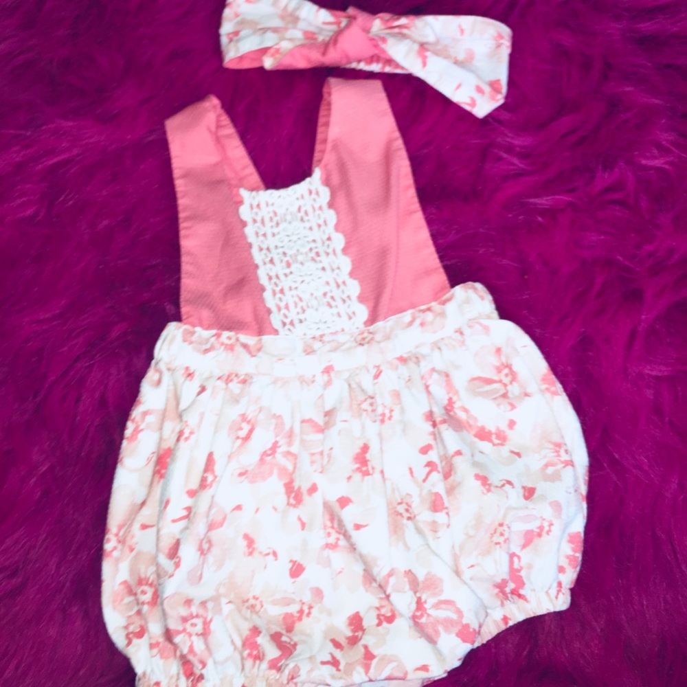 Maggie & Zoe 6-9 month romper